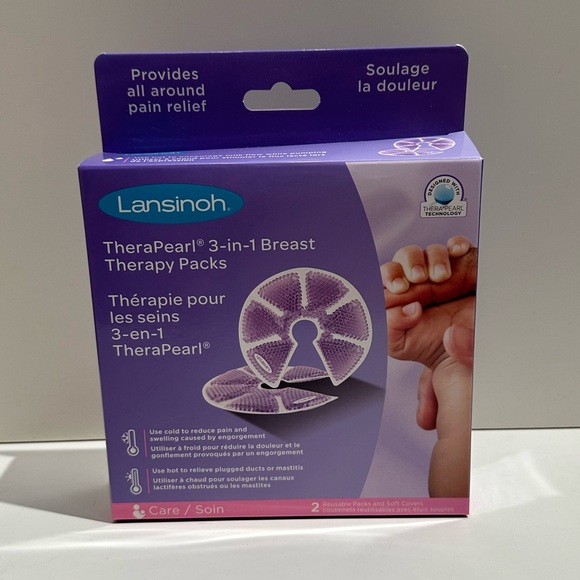 Lansinoh Thera Pearl 3-in-1 Breast Therapy Pack - Picture 2 of 2